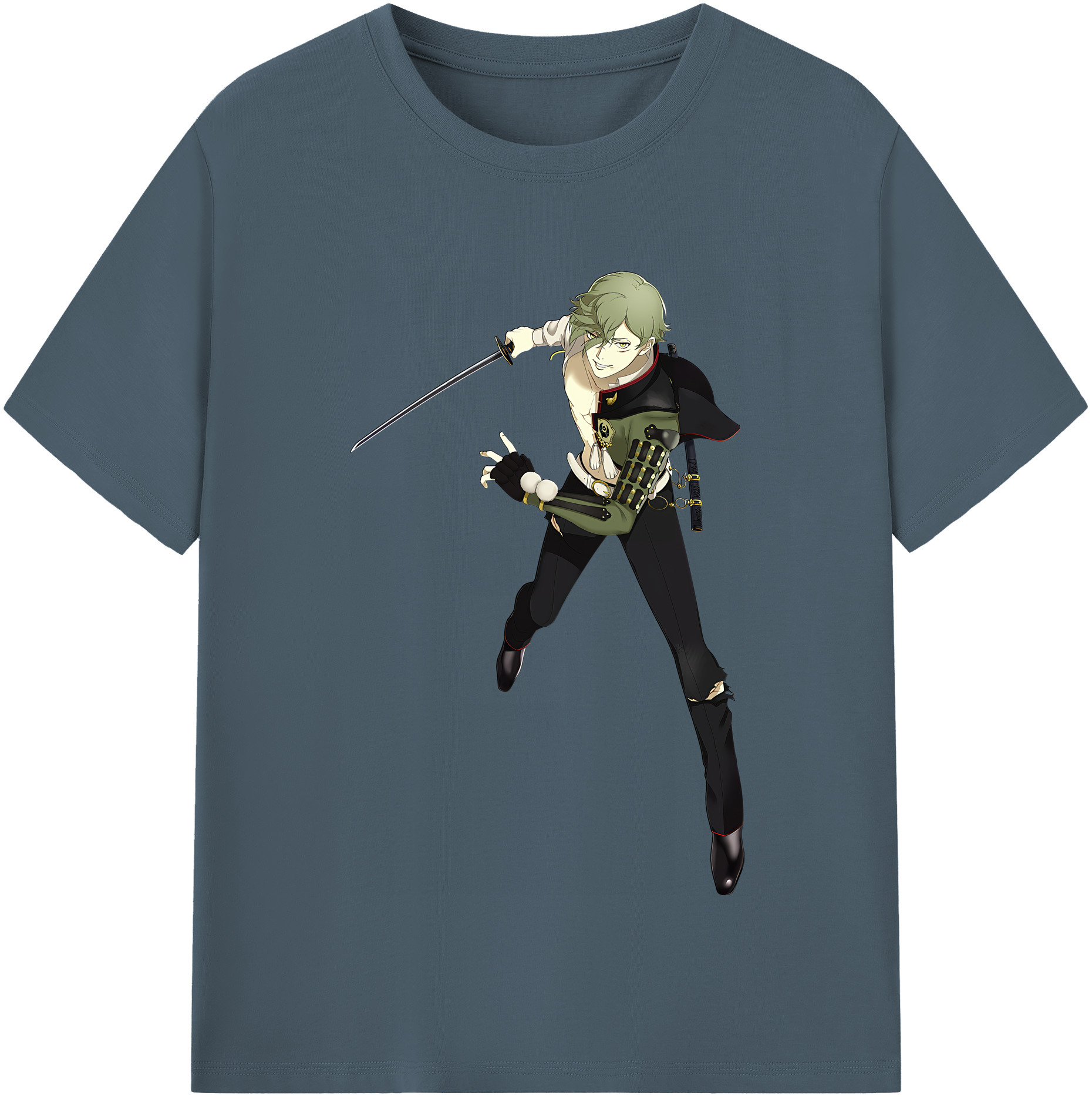 （画像用） 刀剣乱舞 Touken Ranbu 綿100％半袖Tシャツ（フロントプリント）